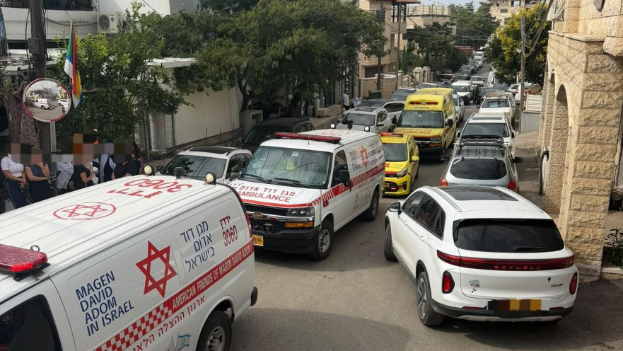 תיעוד מהשריפה במסעדה