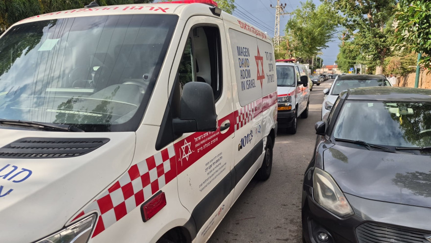 זירת אירוע הירי בנתניה