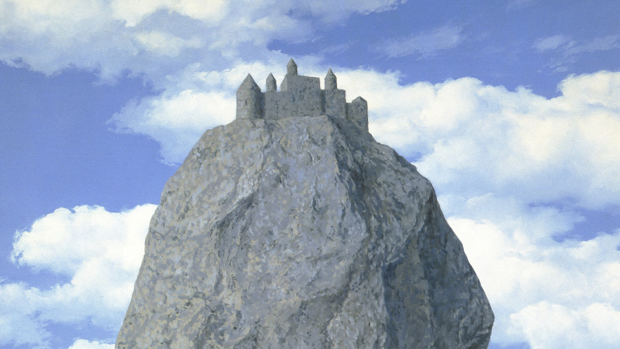 Magritte. Rene. The Castle of the Pyrenees, 1959