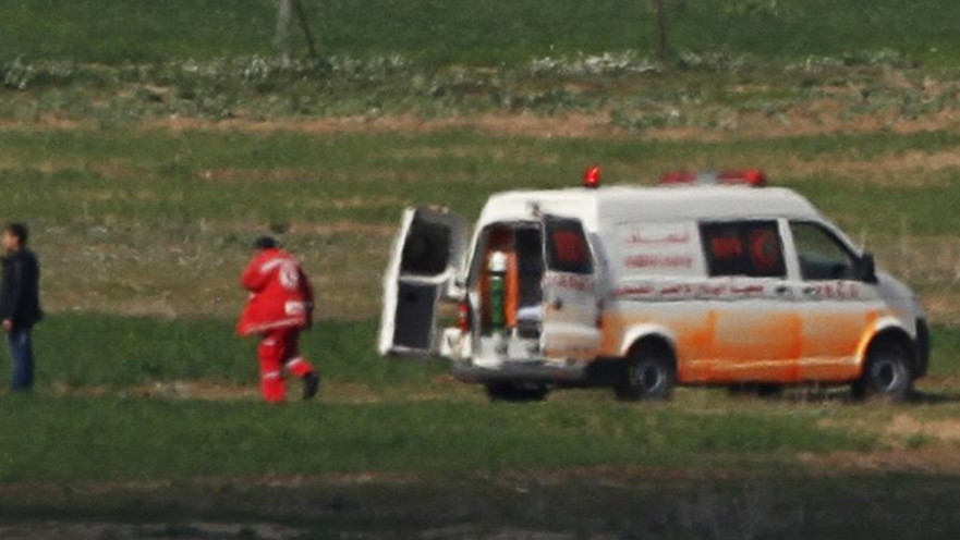 אמבולנס פלסטיני צפון רצועת עזה