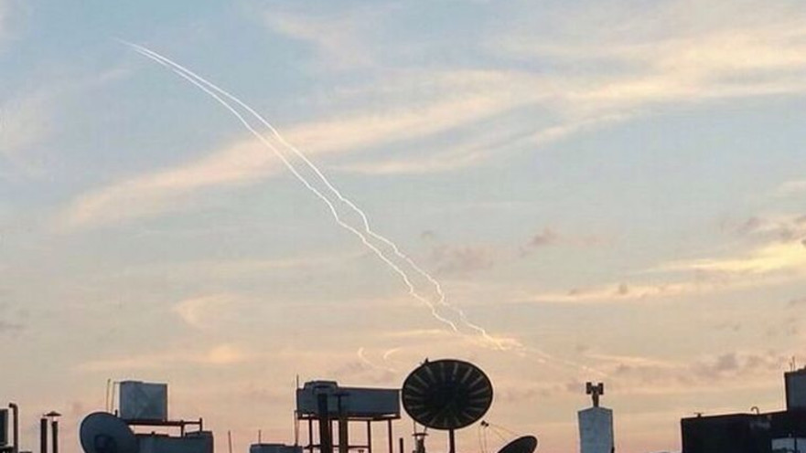 מקום התקיפה בדמשק לפי הטלוויזיה המקומית 