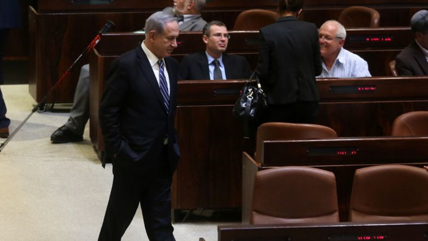 ראש הממשלה בנימין נתניהו בכנסת
