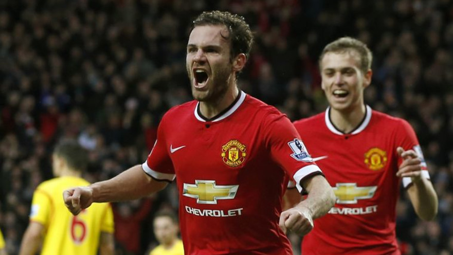 חואן מאטה חוגג מול ליברפול