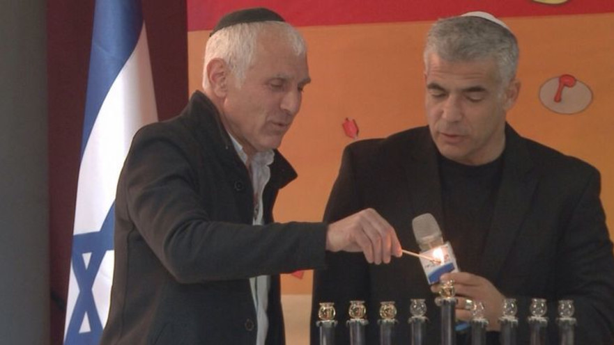 יאיר לפיד וחיים ילין