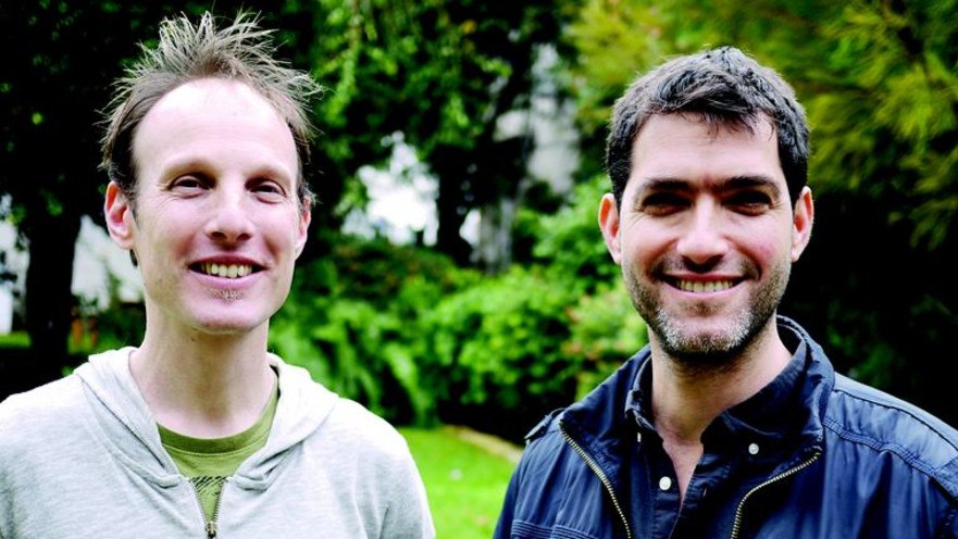 ד"ר גיא דורון (מימין) וגור אילני