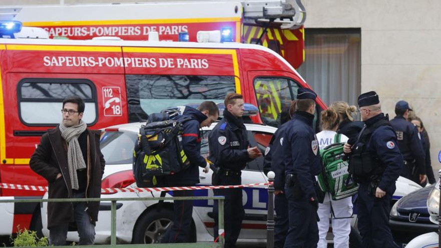 זירת הפיגוע בפריז
