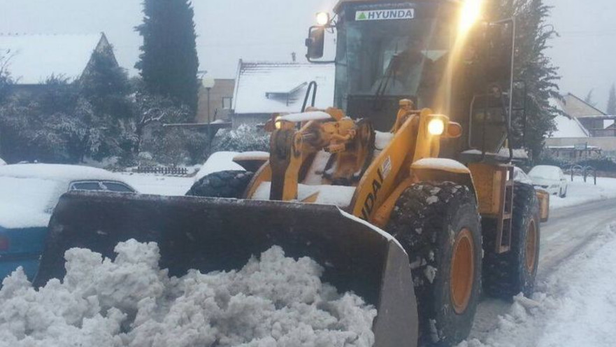שלג בבית אל