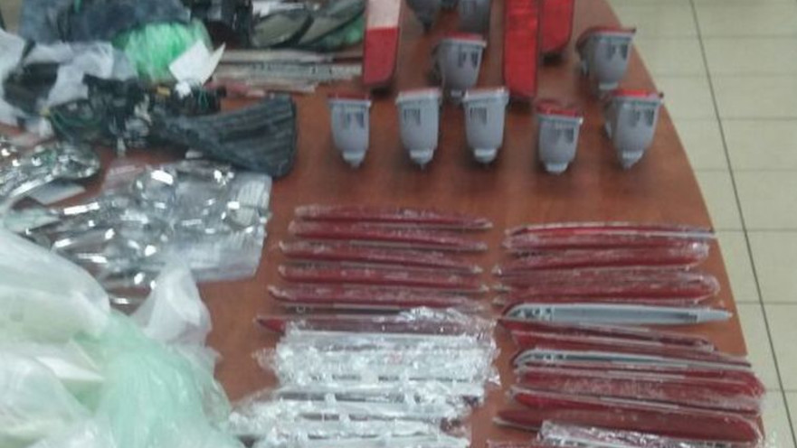 השלל שנמצא בידי המשטרה