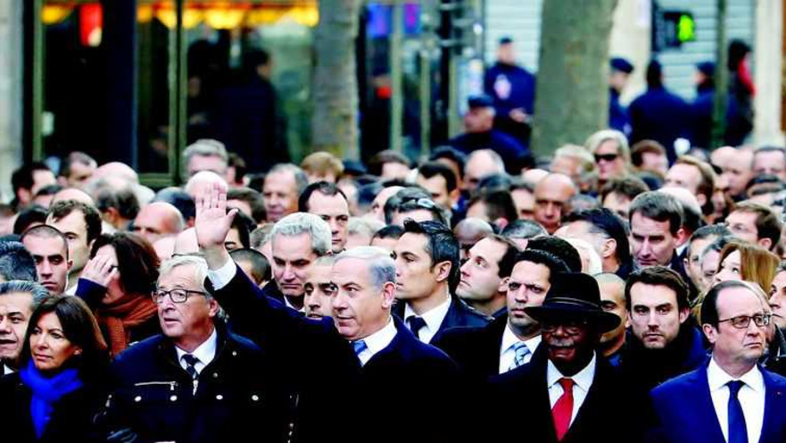 נתניהו בעצרת בפריז