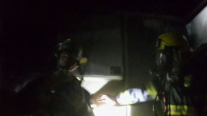 הדירה השרופה בחיפה