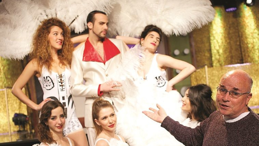 יורם לוינשטיין עם צוות "פסטיבל סן רמו"