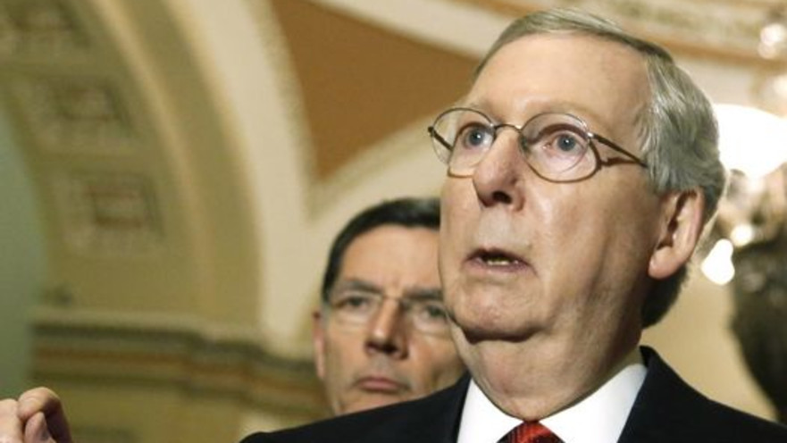 מנהיג הרפובליקאים בסנאט מיטש מקונל