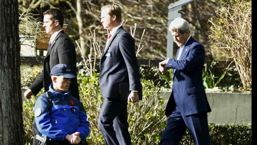 ג'ון קרי בשיחות הגרעין לוזאן