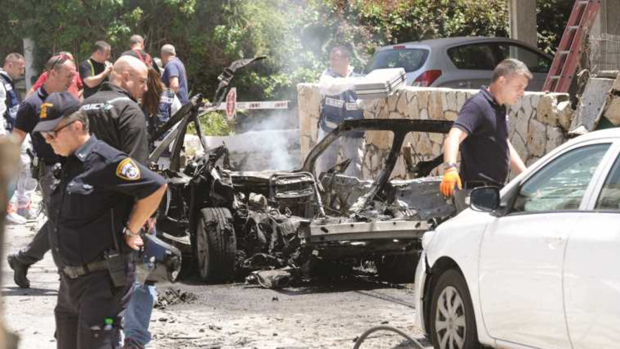 ניסיון חיסול ופיצוץ במכונית בגבעתיים