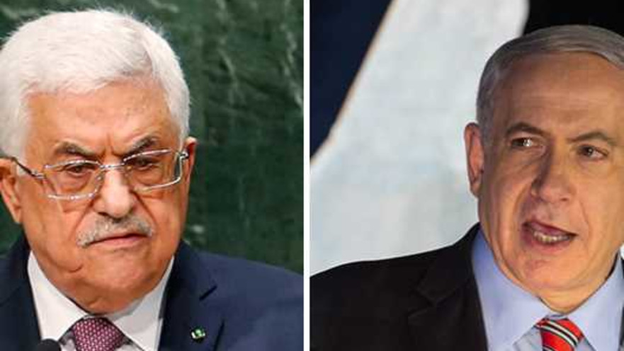 נתניהו ואבו מאזן