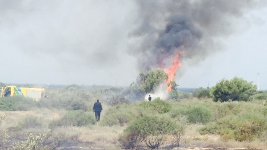 שריפה בבסיס צה"ל