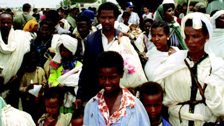 נחיתת עולי אתיופיה בישראל במבצע שלמה