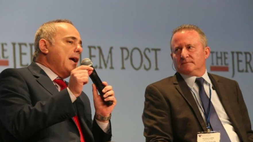 יובל שטייניץ בכנס הג'רוזלם פוסט