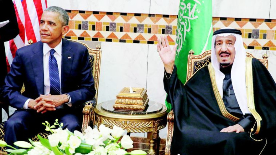 הנשיא אובמה בביקור בסעודיה