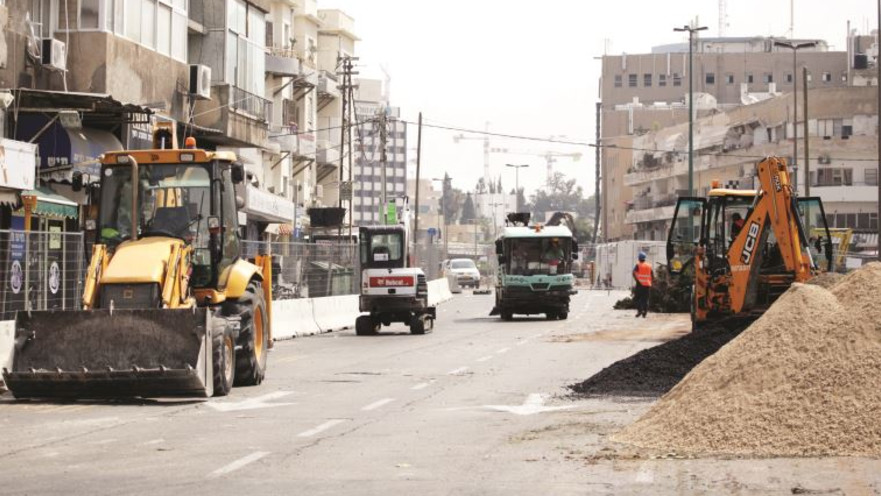 עבודות הרכבת הקלה, תל אביב