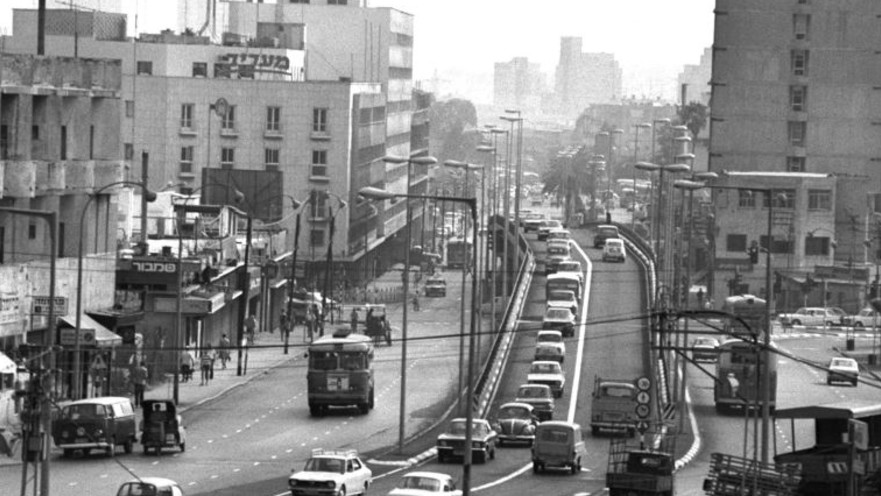 שר מעריב פתוח לאחר סיום העבודות שנת 1976