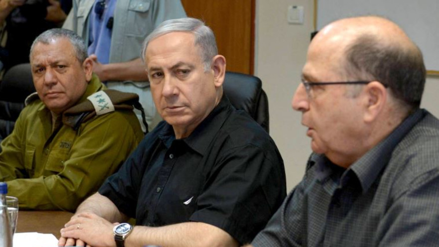 יעלון, נתניהו ואייזנקוט בסיור בצפון