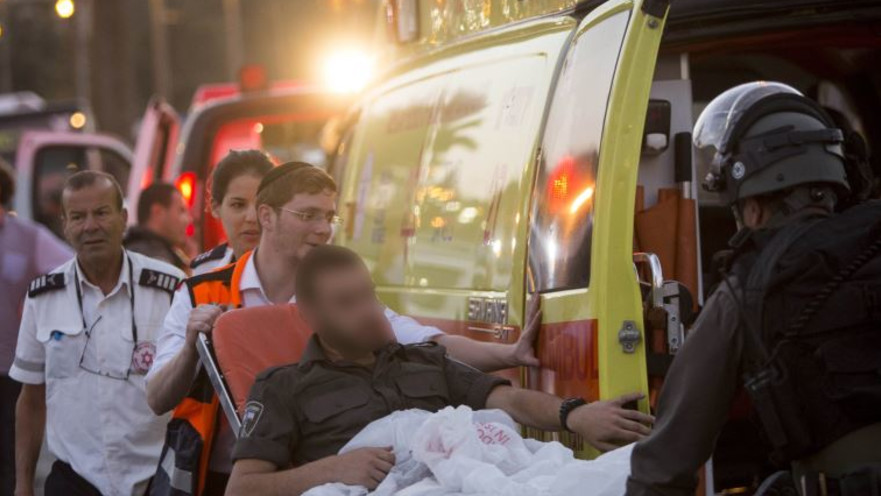 שוטר מג"ב שנפצע בפיגוע ליד שער שכם