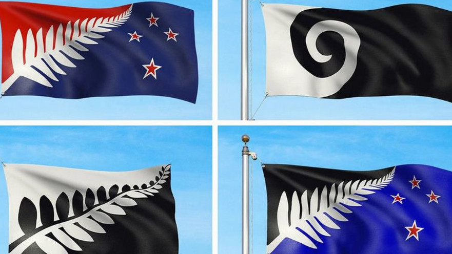 ארבע האפשרויות לדגל החדש של ניו זילנד