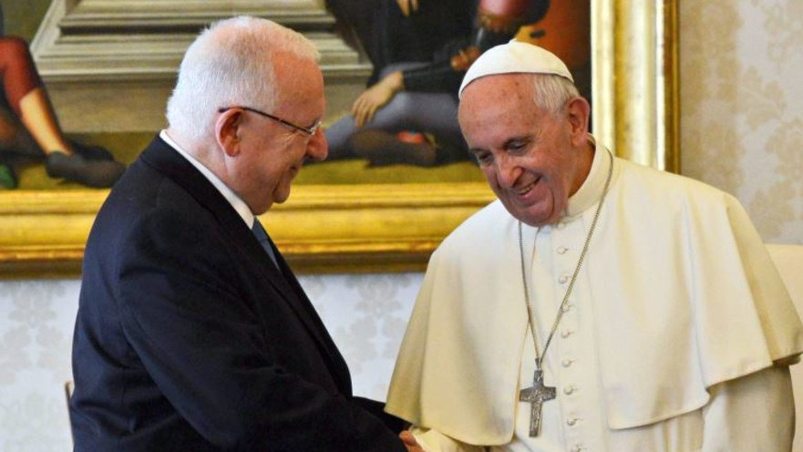 נשיא המדינה והאפיפיור פרנציסקוס