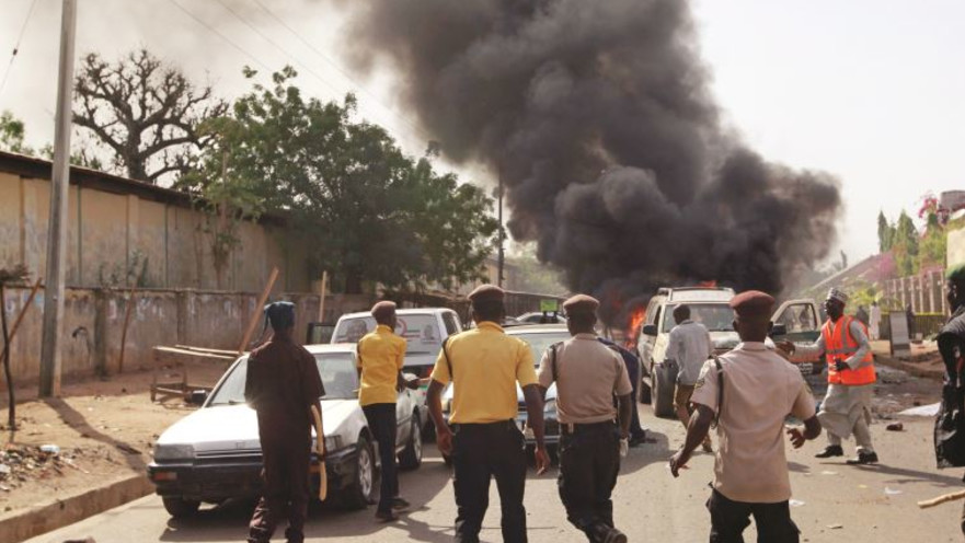 פיצוץ מכונית תופת בעיר הניגרית גומבה, פברואר 2015