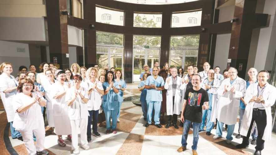 רן אזולאי בבית החולים