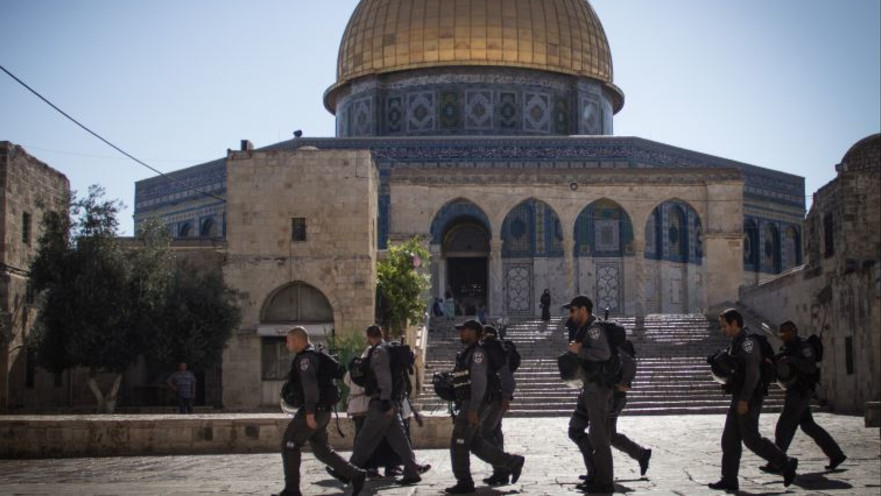 חיילי מג"ב בהר הבית