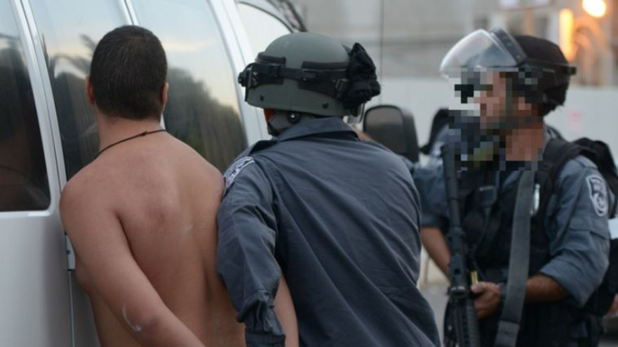 מעצר חשודים, צילום ארכיון