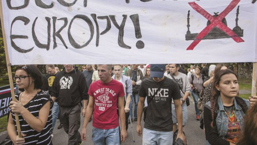 הפגנה אנטי איסלמית בפולין