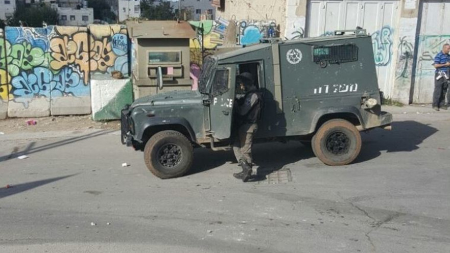 זירת פיגוע הדקירה בחברון, סמוך למערת המכפלה