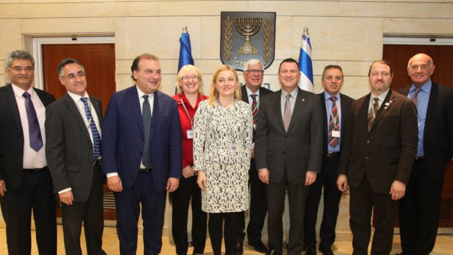 חברי משלחת הפרלמנט האירופי ליחסים עם ישראל