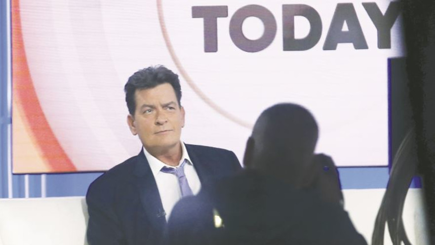 צ'ארלי שין לפני הראיון