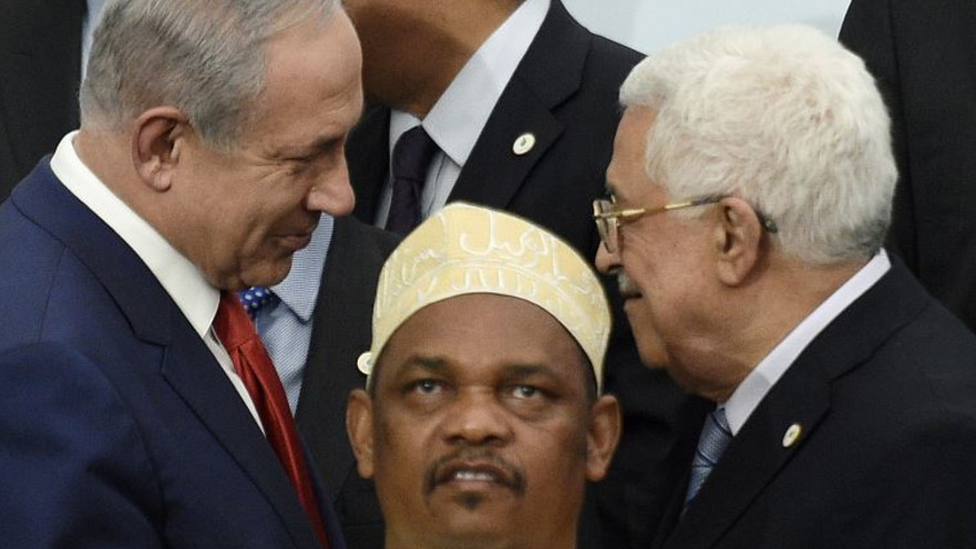 בנימין נתניהו ואבו מאזן