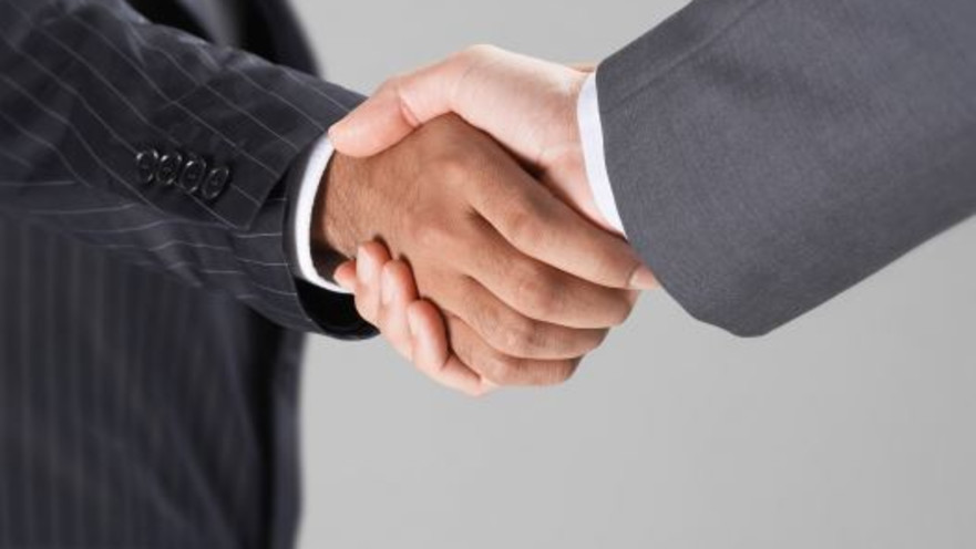 לחיצת יד, אילוסטרציה