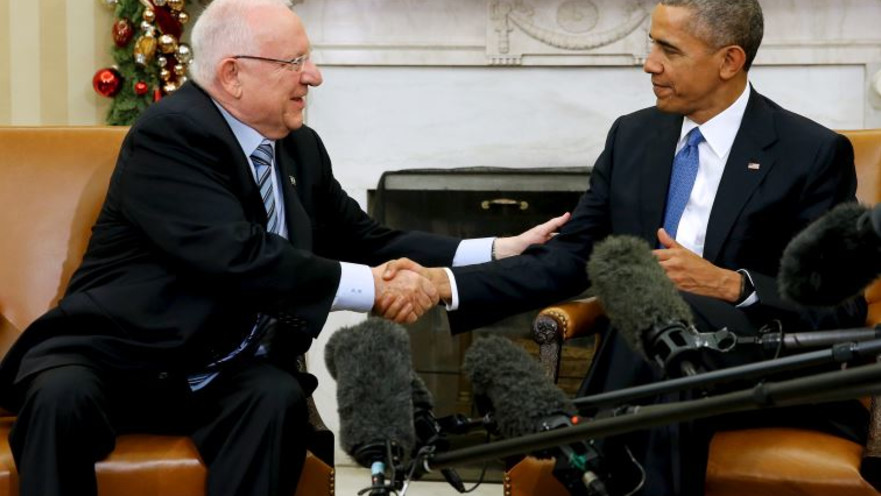 פגישת הנשיאים אובמה וריבלין בבית הלבן