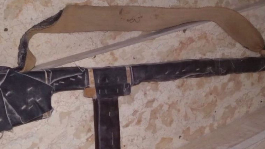 נשק מאולתר שנתפס על ידי צה"ל 