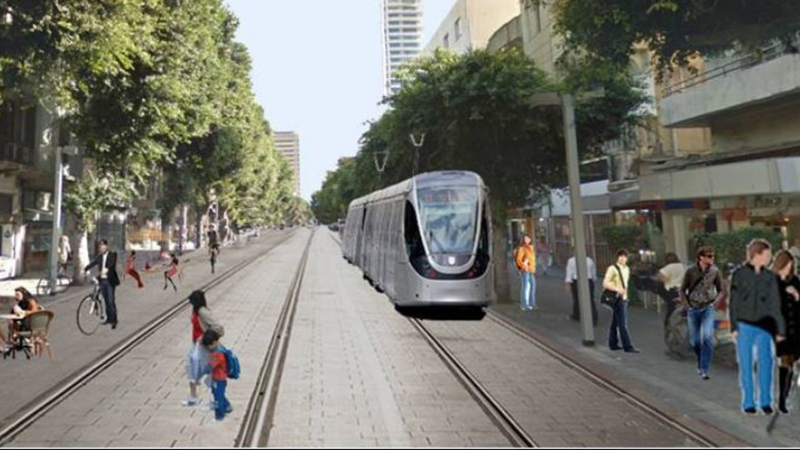 הדמיית הרכבת הקלה