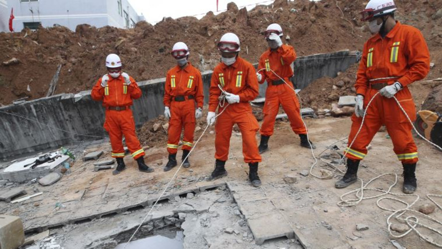 המפולת בשנג'ן, סין