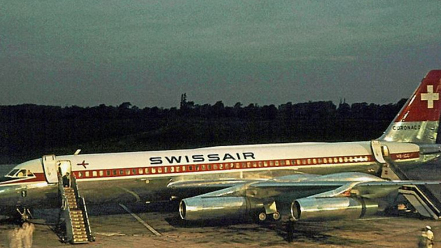 מטוס מהדגם שפוצץ בטיסת סוויסאייר 330 על ידי אש"ף