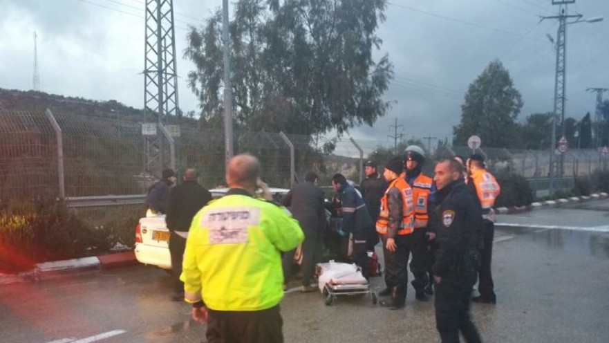 זירת הפיגוע בבית חורון