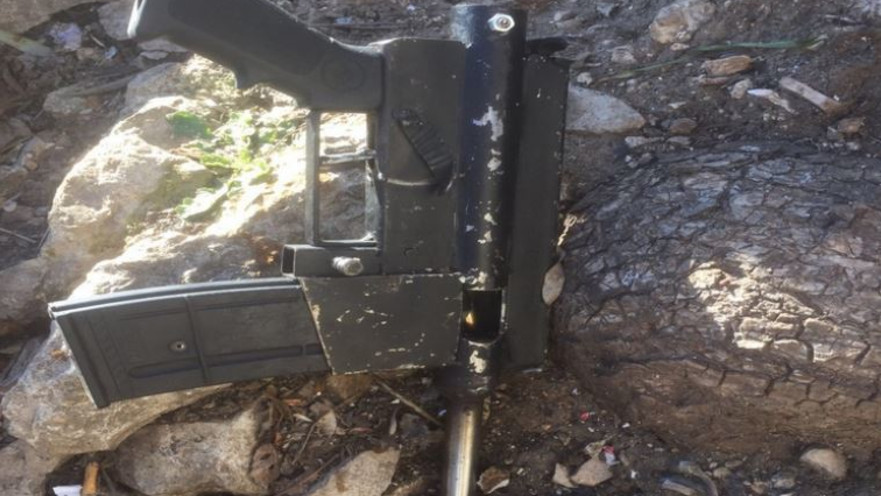 נשקם של המחבלים מהפיגוע בשער שכם