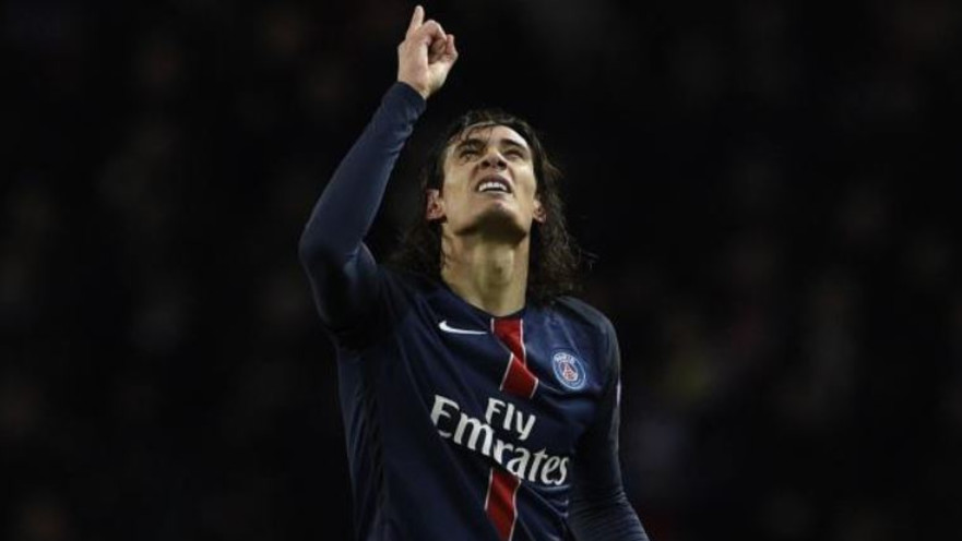 אדינסון קבאני חוגג את שער הניצחון מול צ'לסי