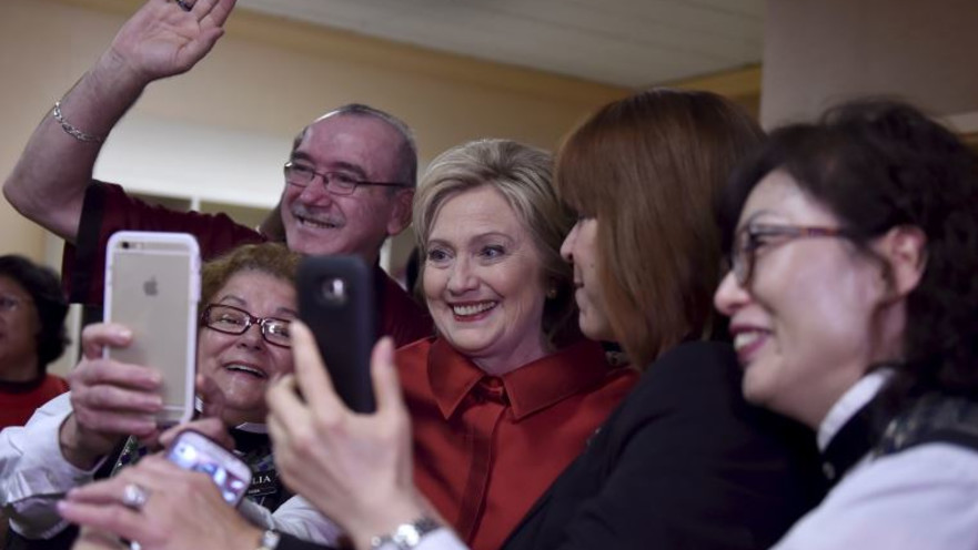 הילרי קלינטון באסיפת הבחירות בנבאדה