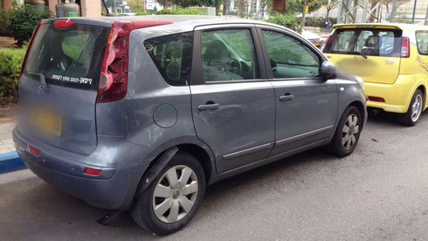 כלי רכב שנפגעו מהרכב הנמלט