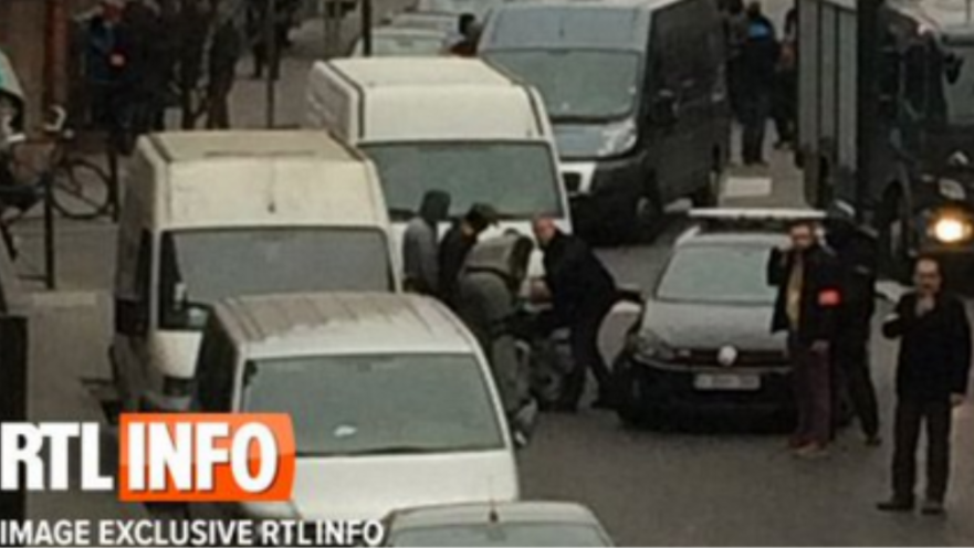 תיעוד תפיסתו של המחבל סלאח עבד א-סלם ליד בריסל 